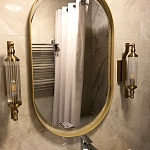 Миниатюра Овальное зеркало в стиле лофт