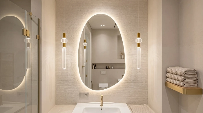 АКЦИЯ: При заказе зеркала с подсветкой — подогрев в подарок!