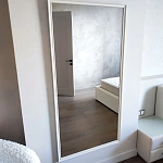 Миниатюра Прямоугольное зеркало в белой раме