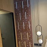 Миниатюра Зеркало от пола до потолка в спальню