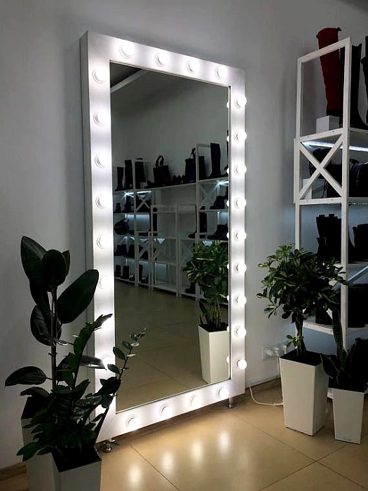 Гримерное прямоугольное зеркало