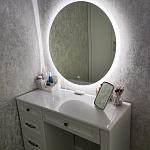 Миниатюра Круглое зеркало с подсветкой